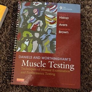 Daniels & Worthingham's Muscle Testing Textbook